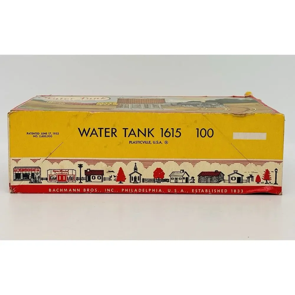 Plasticville O & S Gauge Water Tank 1615-100 Complete w/ Box